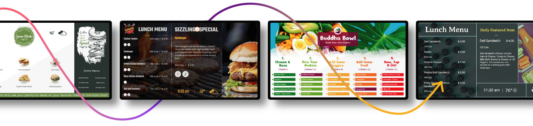 Nutrislice Showcase Signage Examples